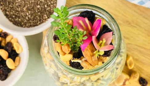 SNACK DE AVENA Y FRUTOS SECOS