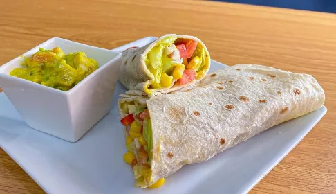 burrito con vegetales recetas