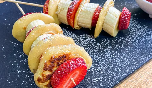rochetas de pancake receta