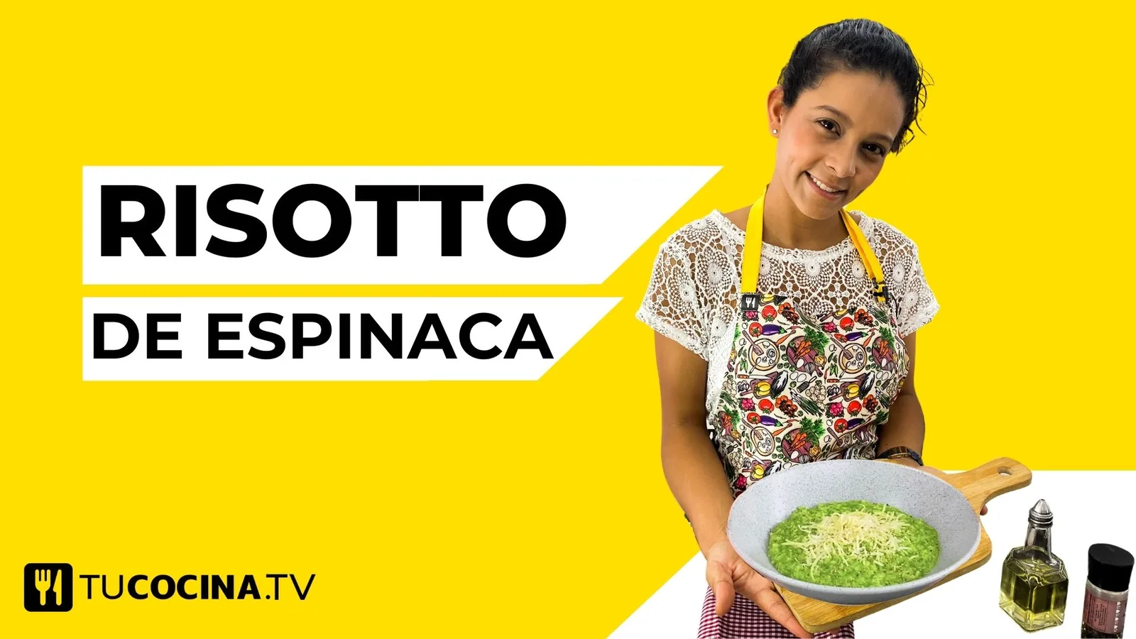 Risotto de espinaca
