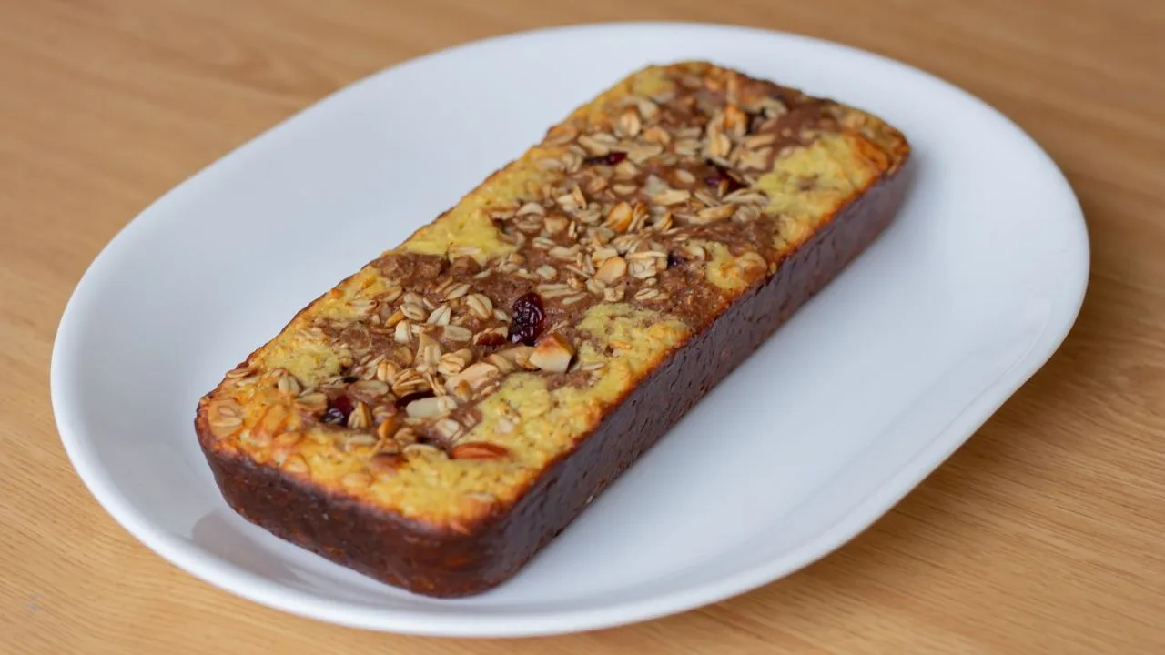 Vainilla Cake con Granola