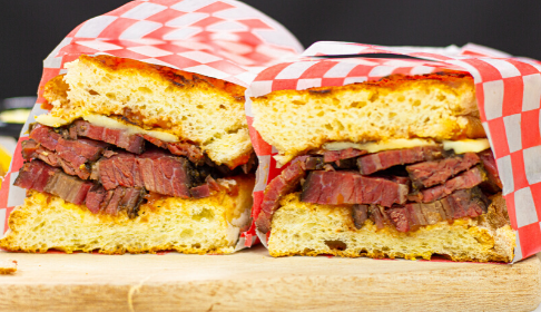 Sandwich pastrami receta