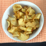 Chips de zanahoria con manzana